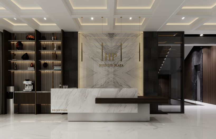 HP Business Center Interior